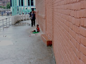 right around the corner from the most luxurious shopping street