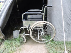 every day he gets a ride on his wheelchair