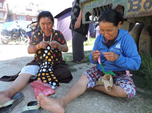 doing needlework for sale makes the women feel better