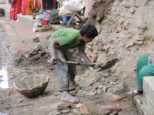 Reconstruction in Bhaktapur