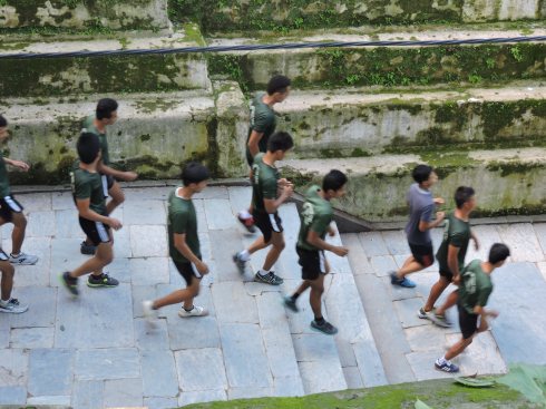 Jogging at Pashupatinath