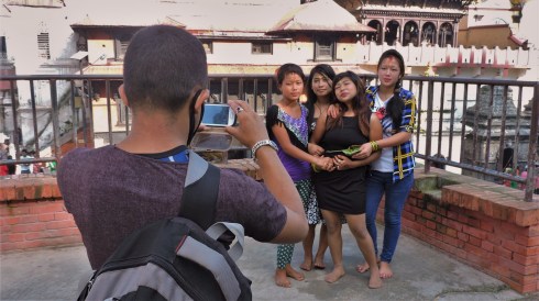 having fun, in the back tha gats 