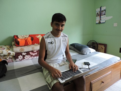 Twelve years ago: the liveliest boy, today the most serious student